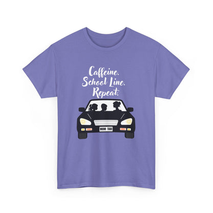 Retro Car Ride Unisex Heavy Cotton Tee - Fun Adventure Graphic Tee