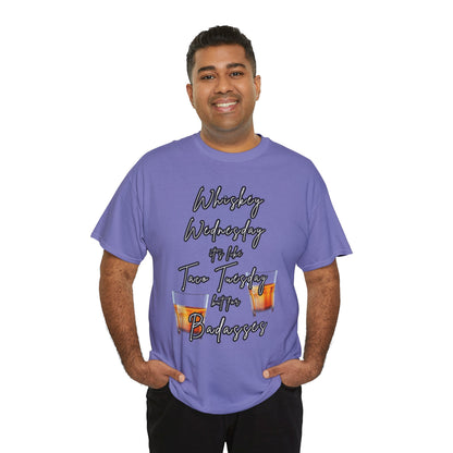 Whiskey Wednesday, Unisex Heavy Cotton Tee