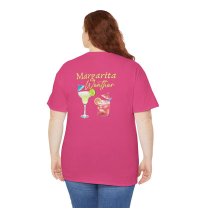 Margarita Vibe Unisex Heavy Cotton Tee, Perfect for Summer Gatherings, Beach Days, Birthday Celebrations, Drink Lovers, Casual Wear