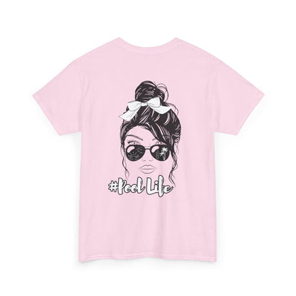#Pool Life, Unisex Heavy Cotton Tee - Vibrant Summer Vibes