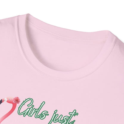 Girls just want to have wine, Unisex Softstyle T-Shirt