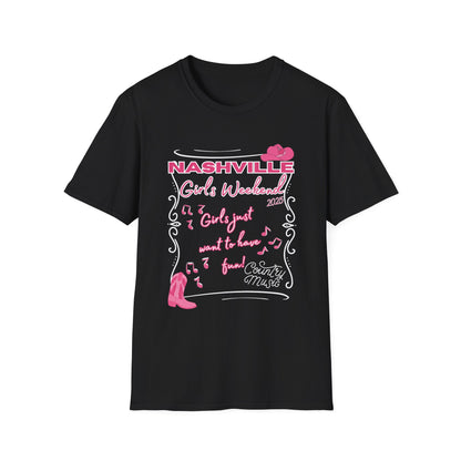 Copy of Nashville Girls Weekend -  Softstyle T-Shirt