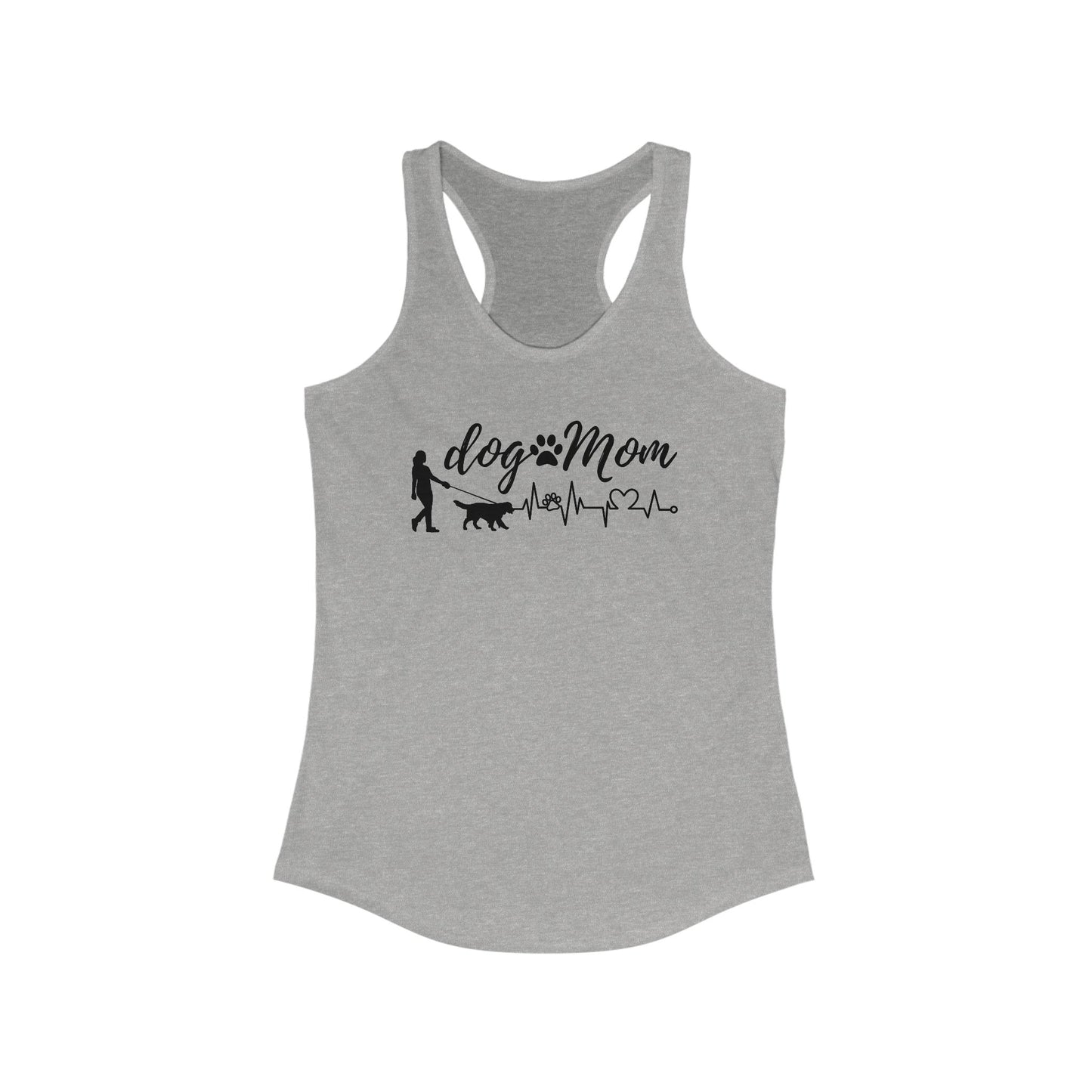 Dog Mom Racerback Tank Top - Perfect Gift for Pet Lovers