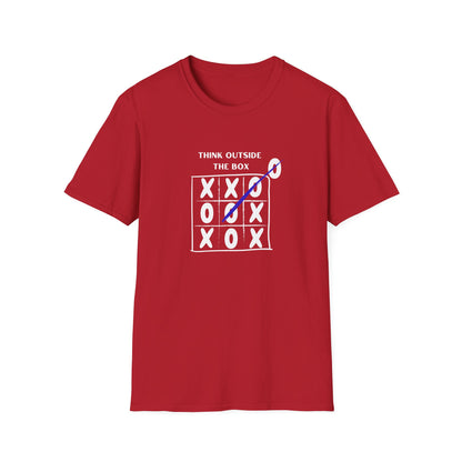 Think Outside the Box Unisex T-Shirt - Creative & Motivational Graphic Tee