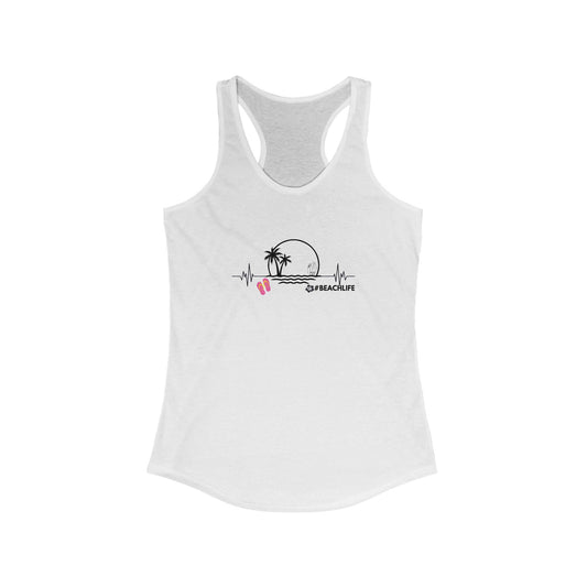 Beach Life Racerback Tank for Women - Perfect Summer Top
