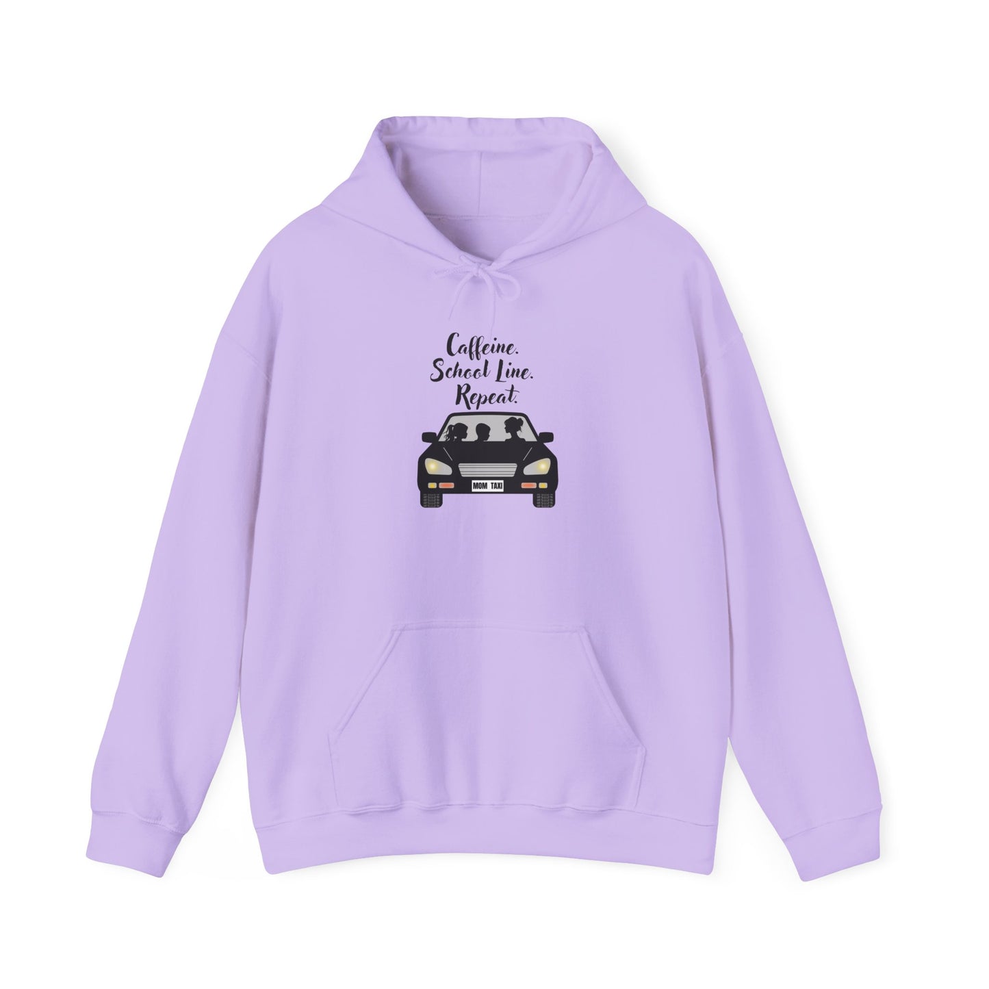 Caffeine, Car, Time Repeat Hoodie | Cozy Unisex Sweatshirt for Coffee Lovers
