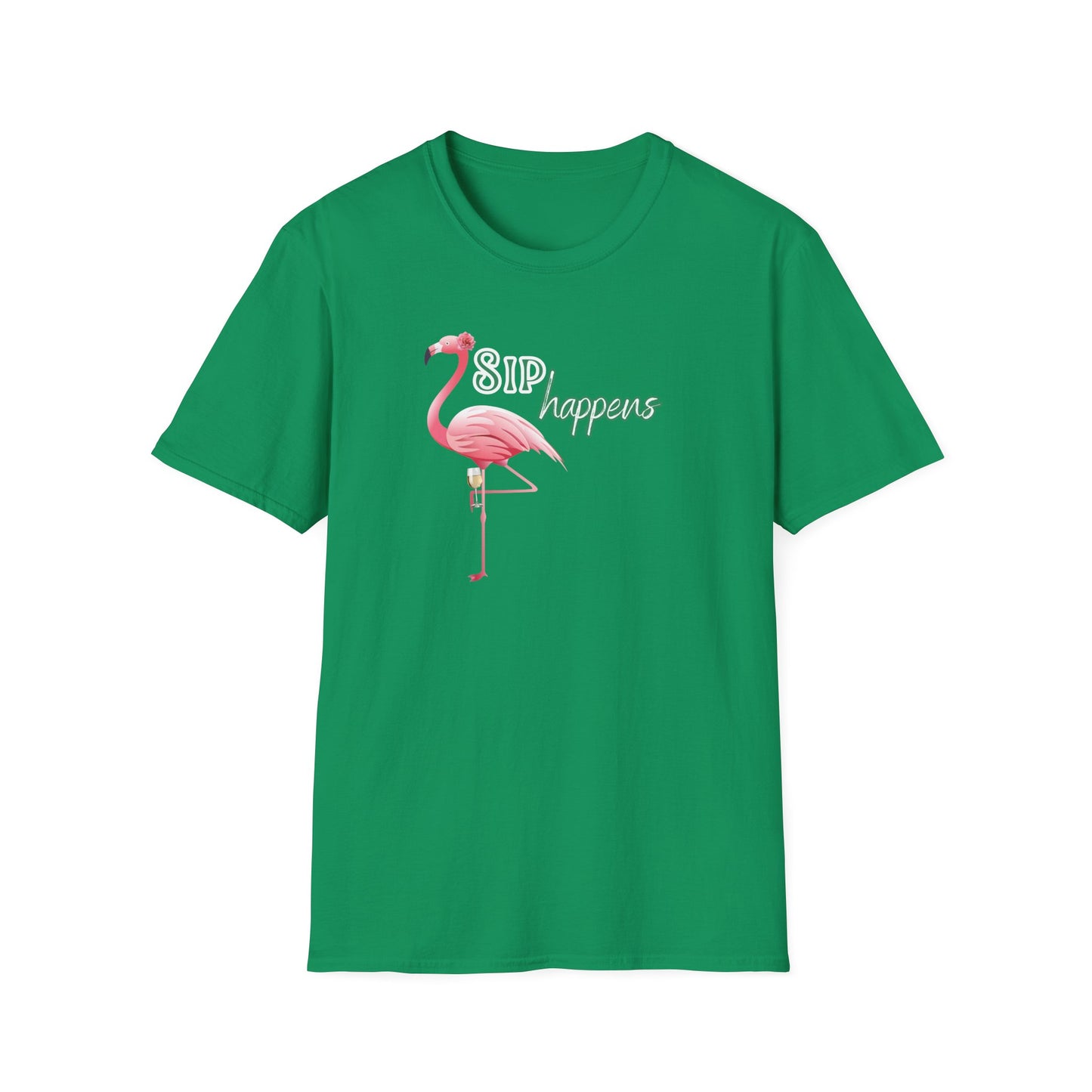 Sip Happens, Unisex Softstyle T-Shirt