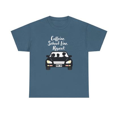 Retro Car Ride Unisex Heavy Cotton Tee - Fun Adventure Graphic Tee