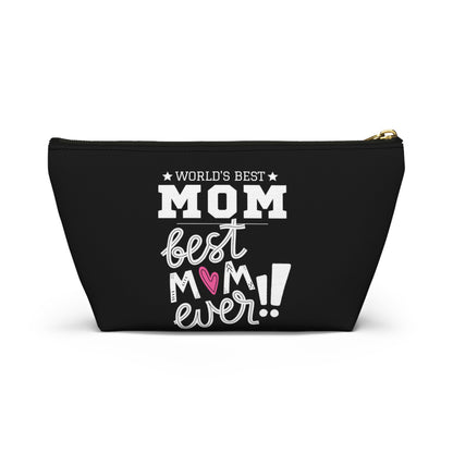 World's Best Mom Accessory Pouch - Perfect Gift for Mother's Day