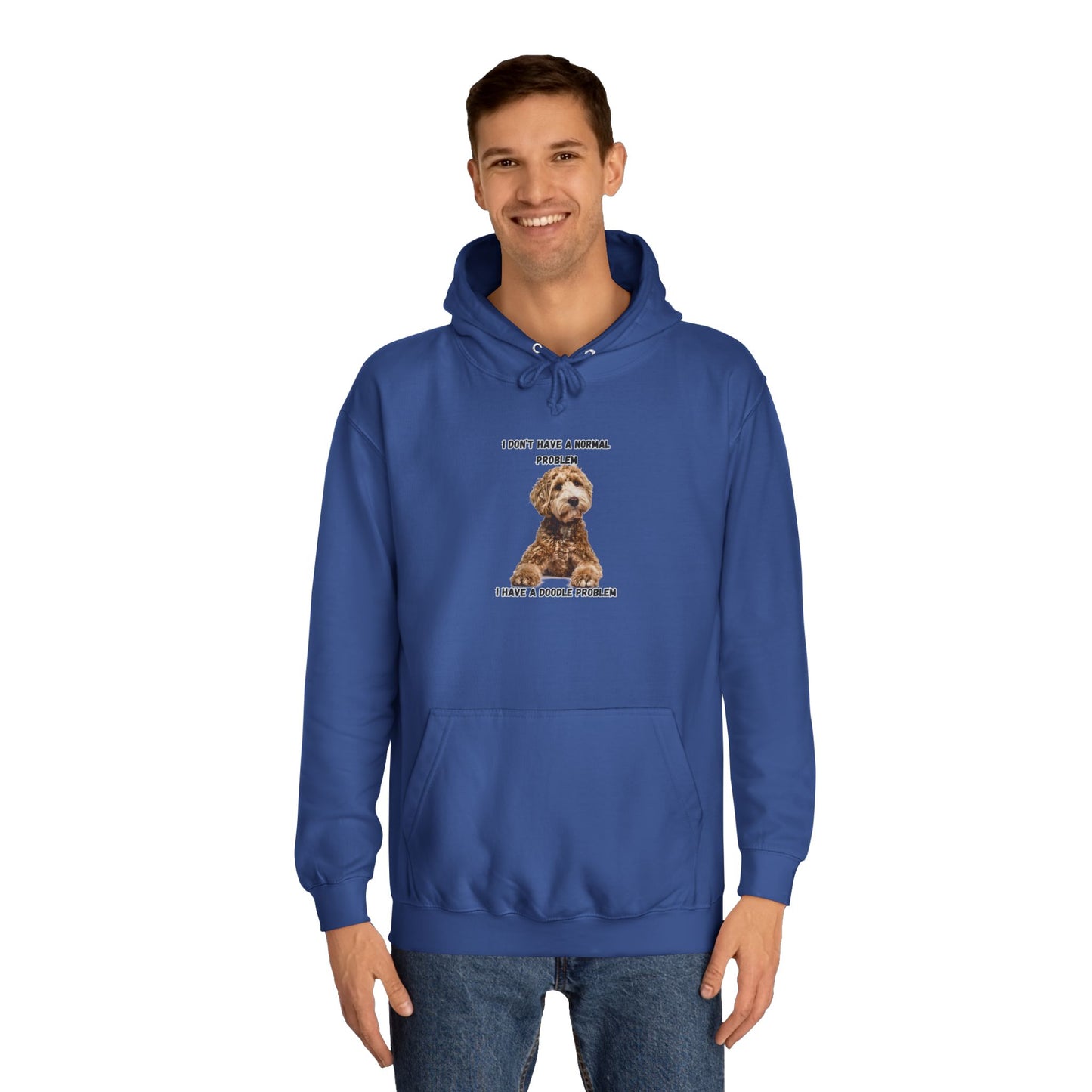 I have a Doodle Problem, Unisex College Hoodie
