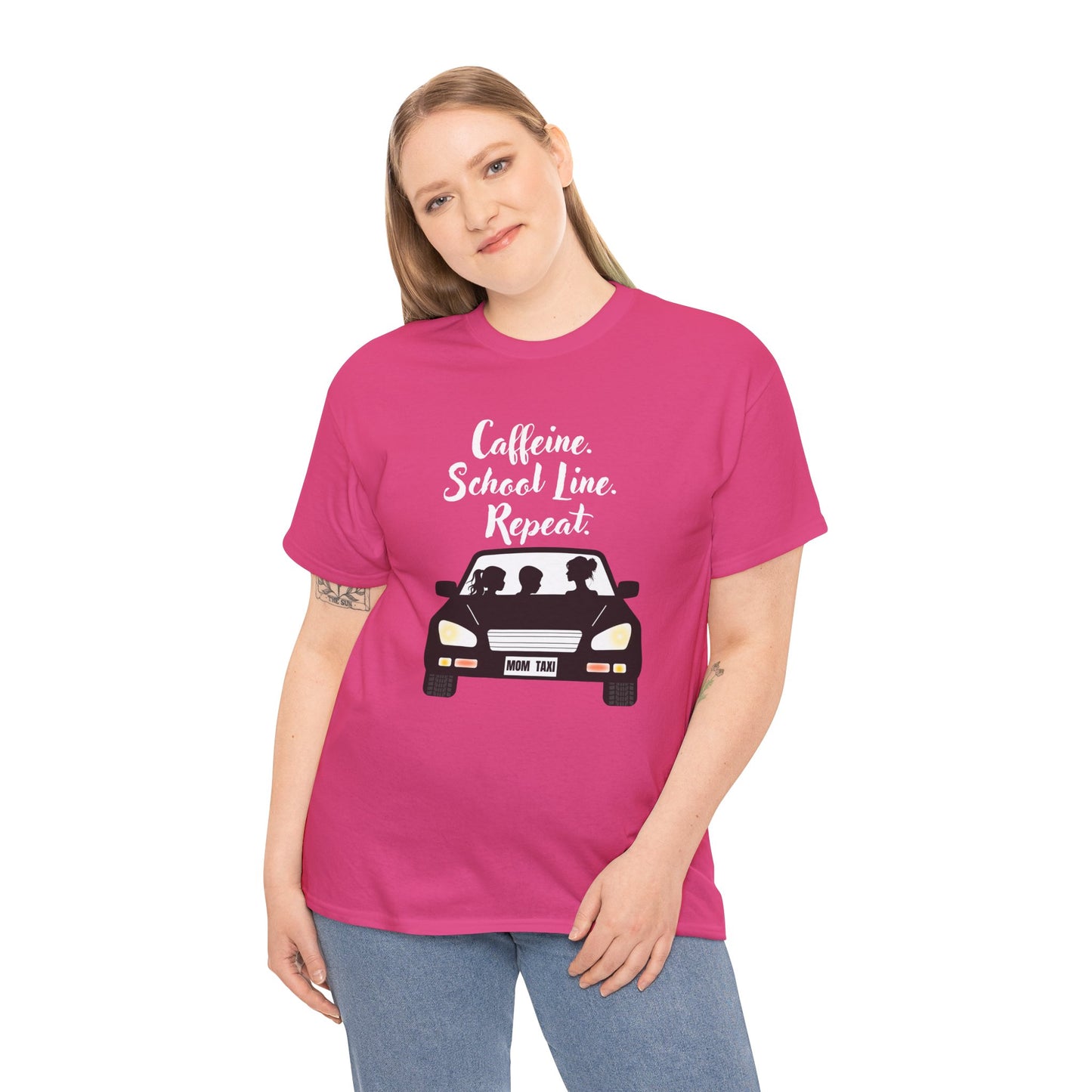 Retro Car Ride Unisex Heavy Cotton Tee - Fun Adventure Graphic Tee