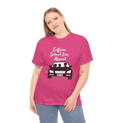 Retro Car Ride Unisex Heavy Cotton Tee - Fun Adventure Graphic Tee