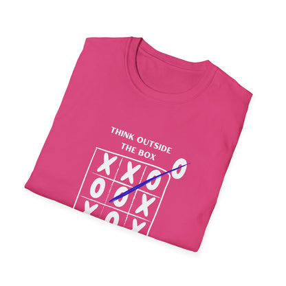 Think Outside the Box Unisex T-Shirt - Creative & Motivational Graphic Tee