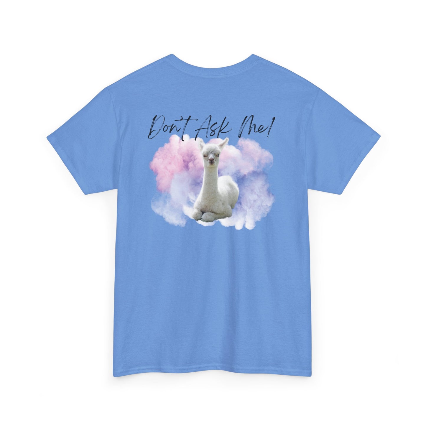 Funny Alpaca Tee, Unisex Cotton Shirt, Cute Animal Graphic Tee, Casual Wear, Gift for Animal Lovers, Birthday, Humor Apparel