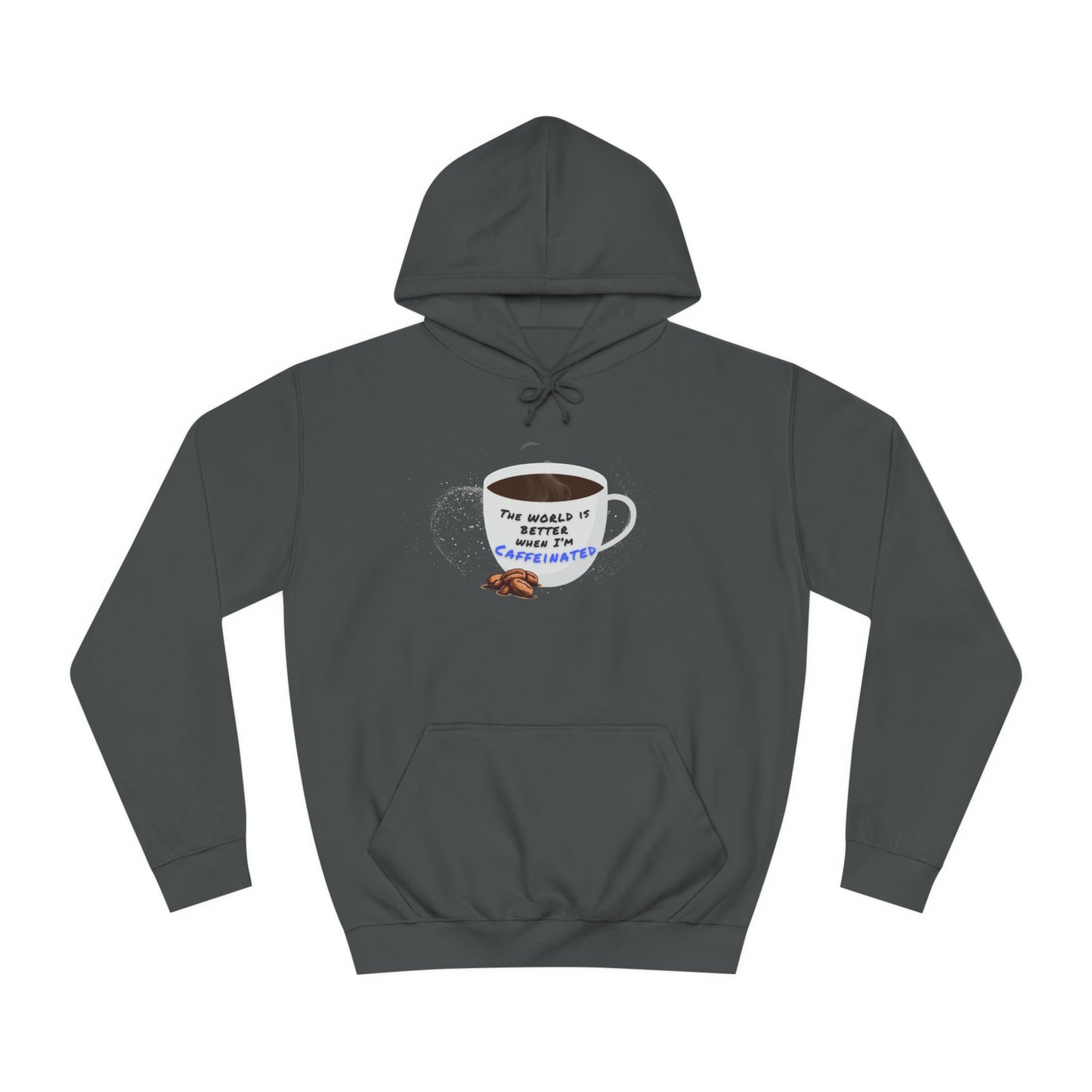 Caffeine Lover Hoodie - Unisex College Hoodie