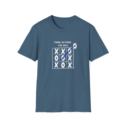 Think Outside the Box Unisex T-Shirt - Creative & Motivational Graphic Tee