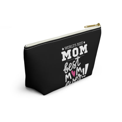 World's Best Mom Accessory Pouch - Perfect Gift for Mother's Day