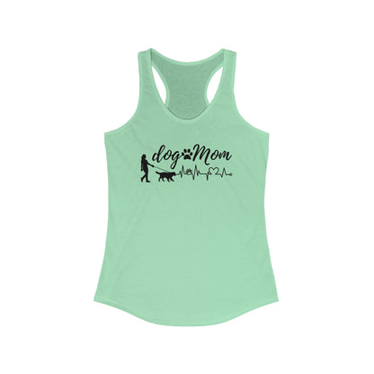 Dog Mom Racerback Tank Top - Perfect Gift for Pet Lovers