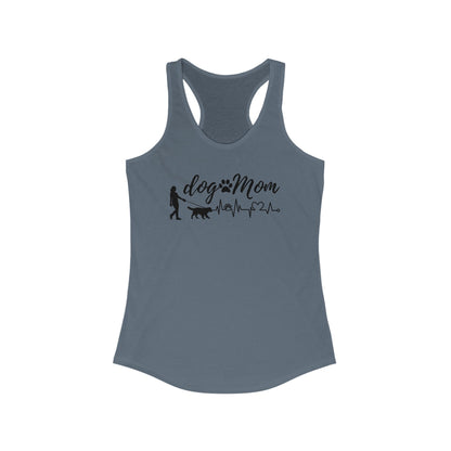 Dog Mom Racerback Tank Top - Perfect Gift for Pet Lovers
