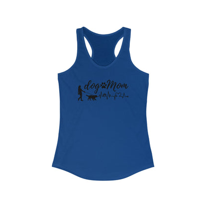 Dog Mom Racerback Tank Top - Perfect Gift for Pet Lovers
