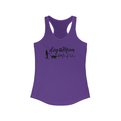 Dog Mom Racerback Tank Top - Perfect Gift for Pet Lovers