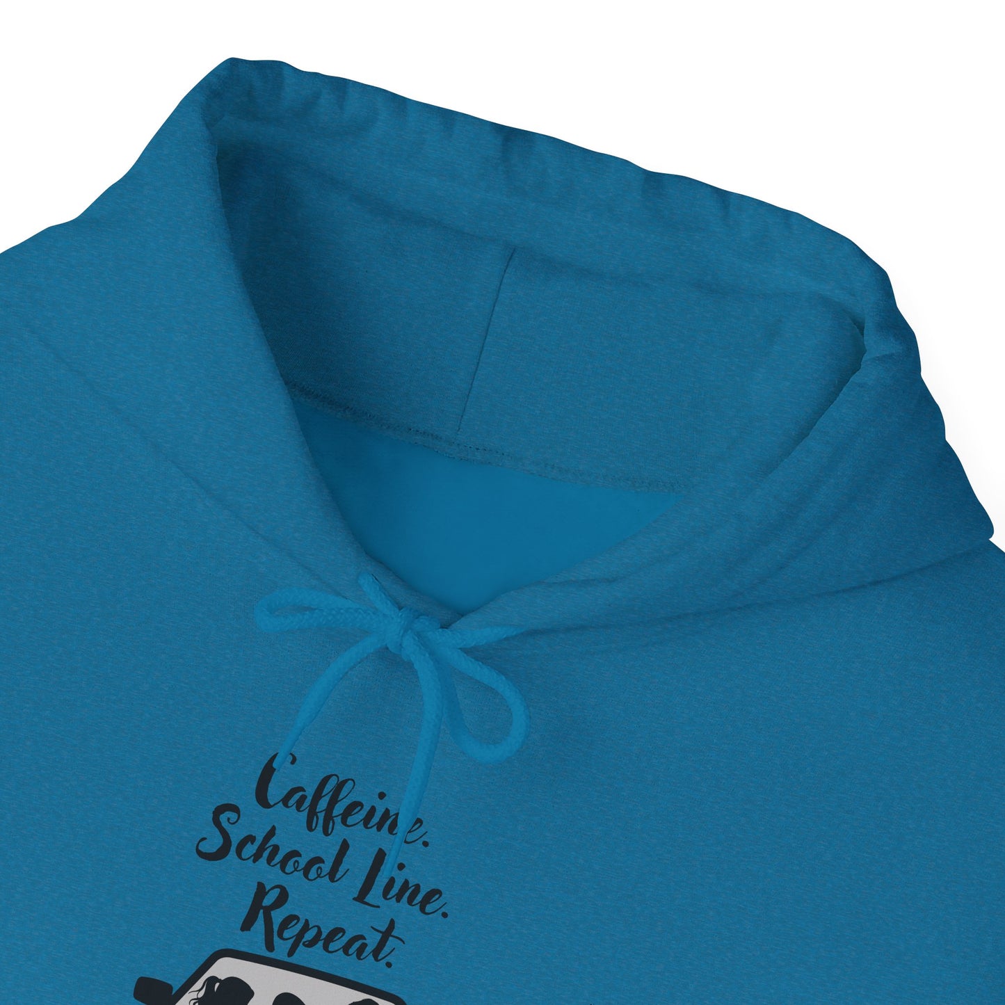 Caffeine, Car, Time Repeat Hoodie | Cozy Unisex Sweatshirt for Coffee Lovers