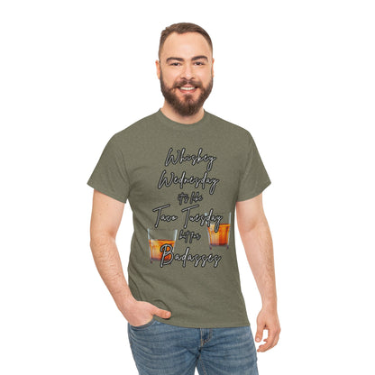 Whiskey Wednesday, Unisex Heavy Cotton Tee