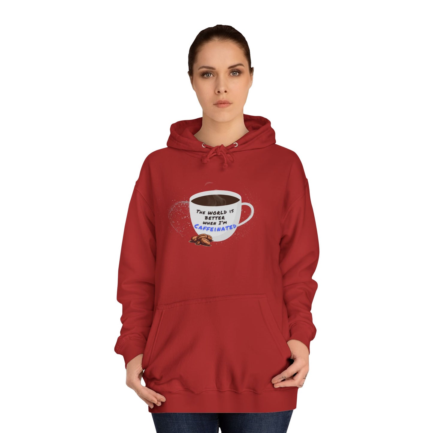 Caffeine Lover Hoodie - Unisex College Hoodie