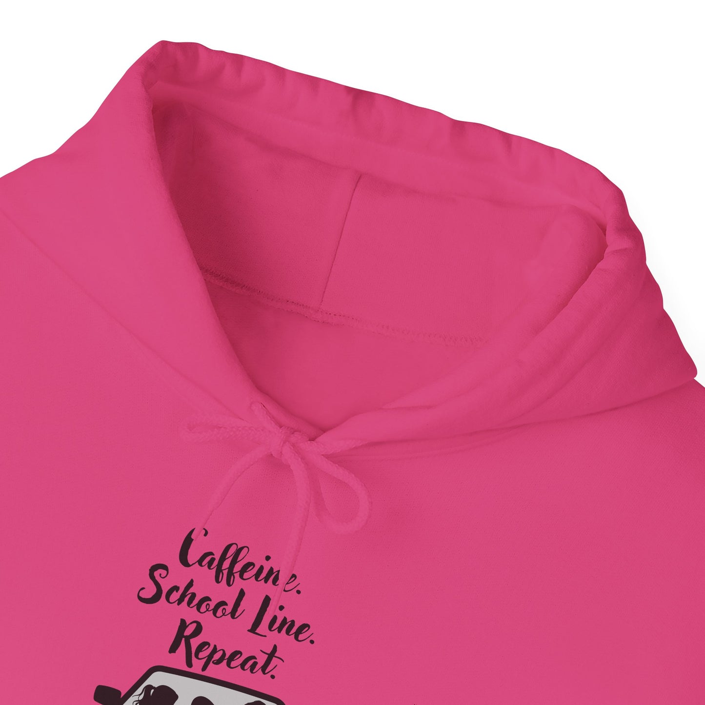 Caffeine, Car, Time Repeat Hoodie | Cozy Unisex Sweatshirt for Coffee Lovers
