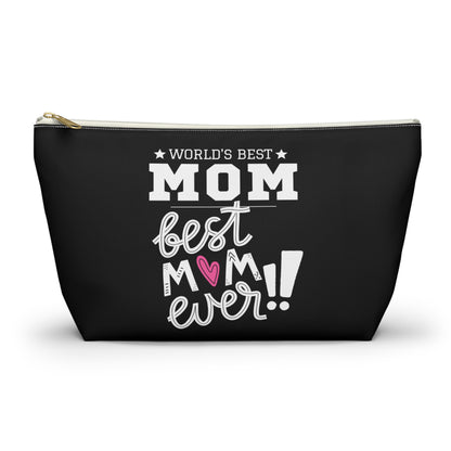World's Best Mom Accessory Pouch - Perfect Gift for Mother's Day