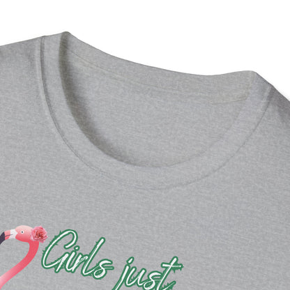 Girls just want to have wine, Unisex Softstyle T-Shirt