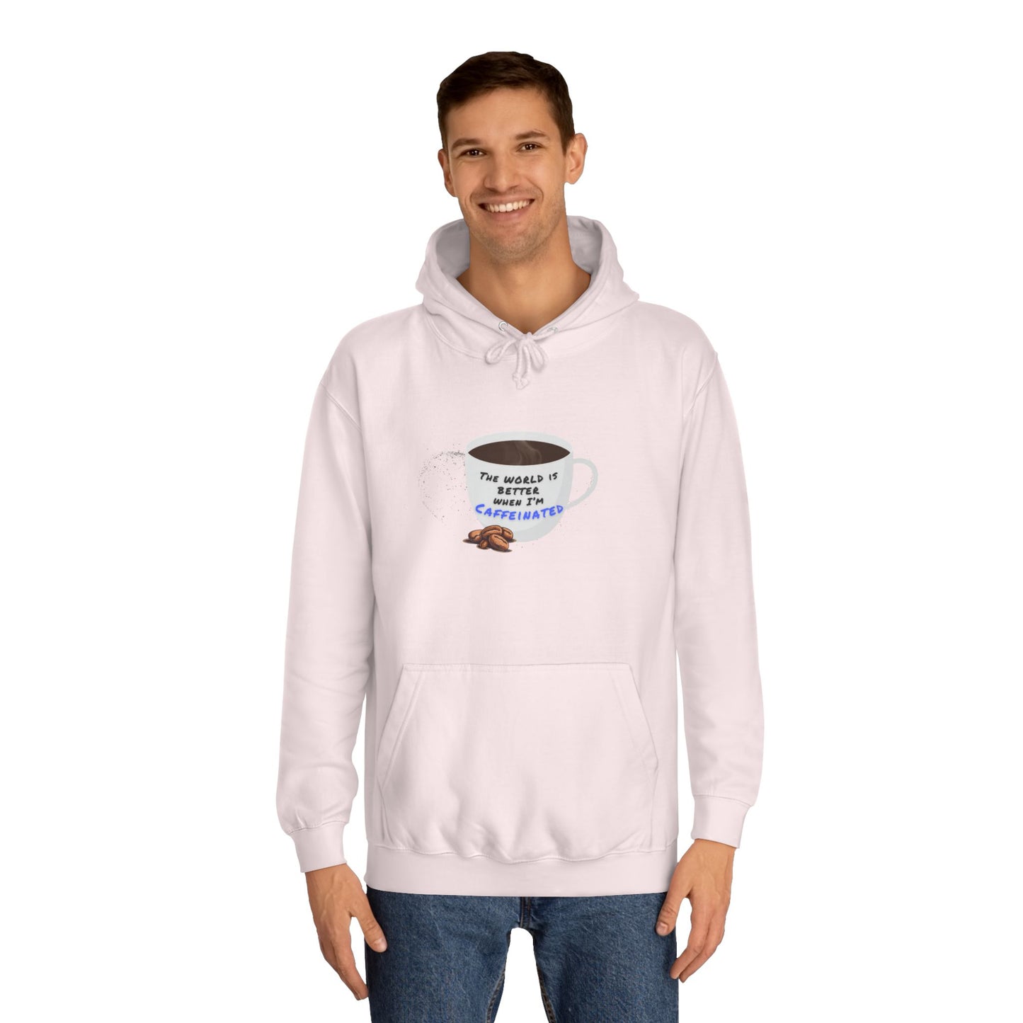 Caffeine Lover Hoodie - Unisex College Hoodie