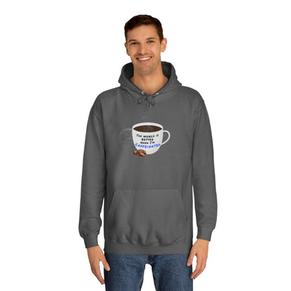 Caffeine Lover Hoodie - Unisex College Hoodie