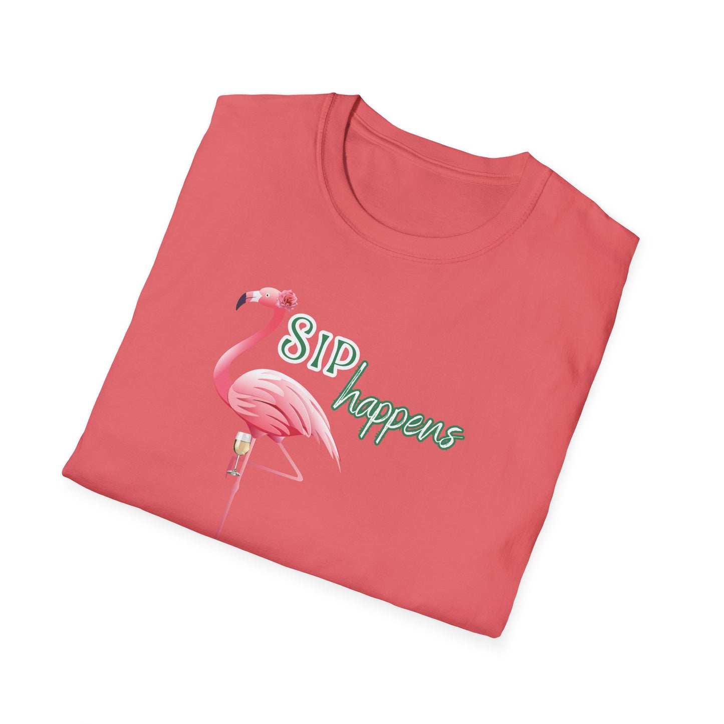 Sip Happens, Unisex Softstyle T-Shirt