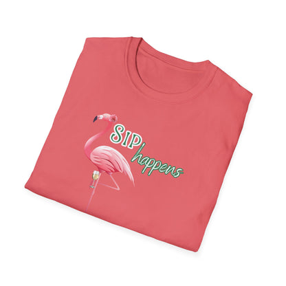Sip Happens, Unisex Softstyle T-Shirt