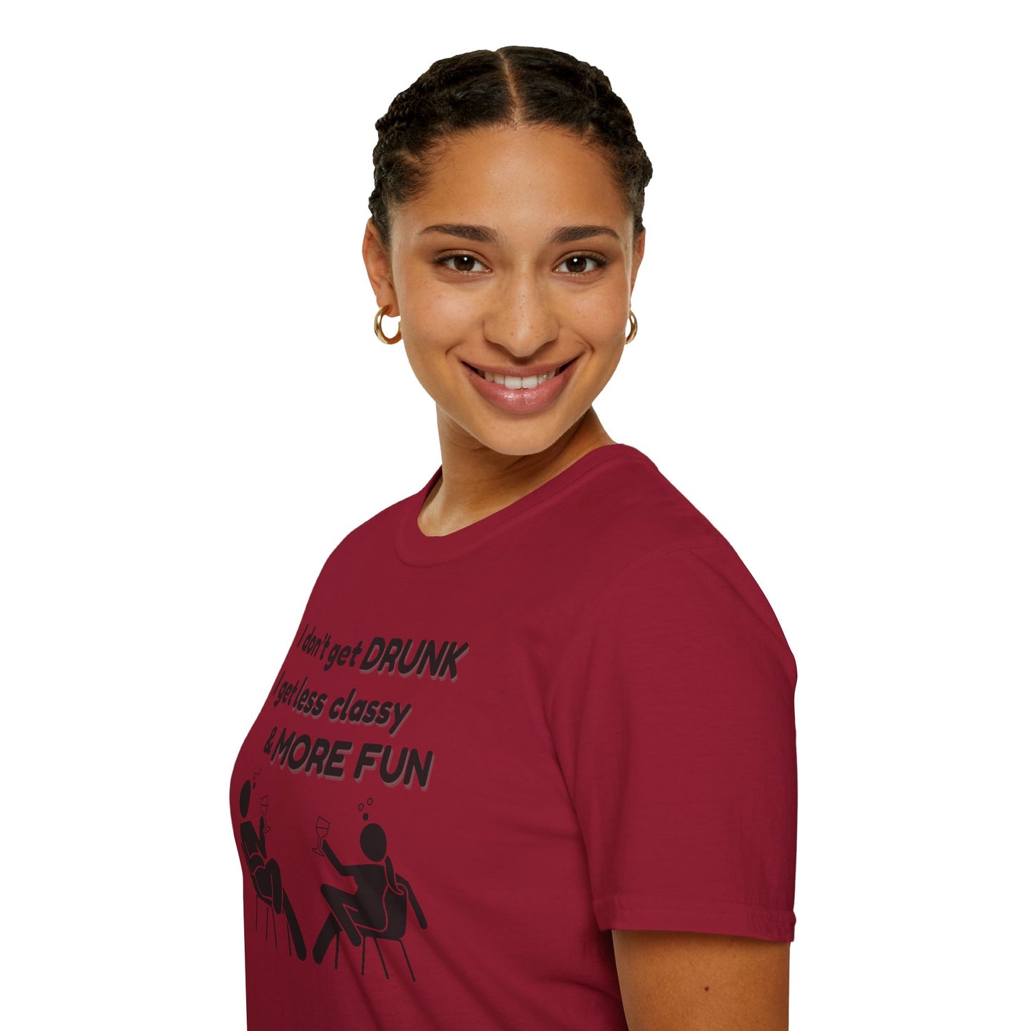 Less Classy More Fun, Unisex Softstyle T-Shirt