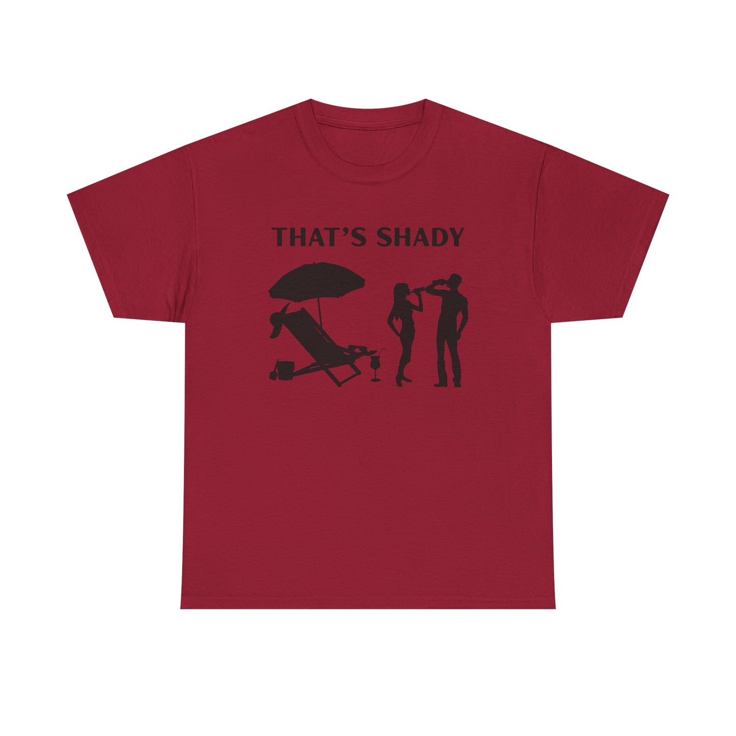 Funny Summer Tee, That's Shady Quote T-Shirt, Beach Dad Gift, Pool Party Outfits, Vacation Humor Tee, Unisex Cotton Shirt
