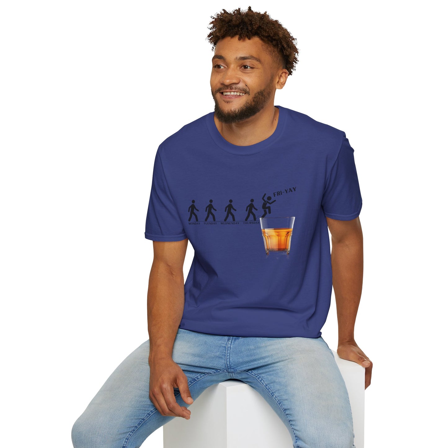 Fri-YAY Whiskey, Softstyle T-Shirt