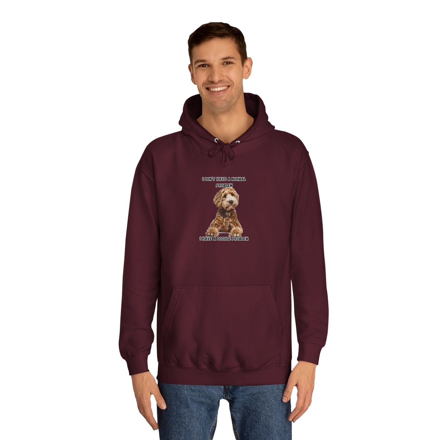 I have a Doodle Problem, Unisex College Hoodie