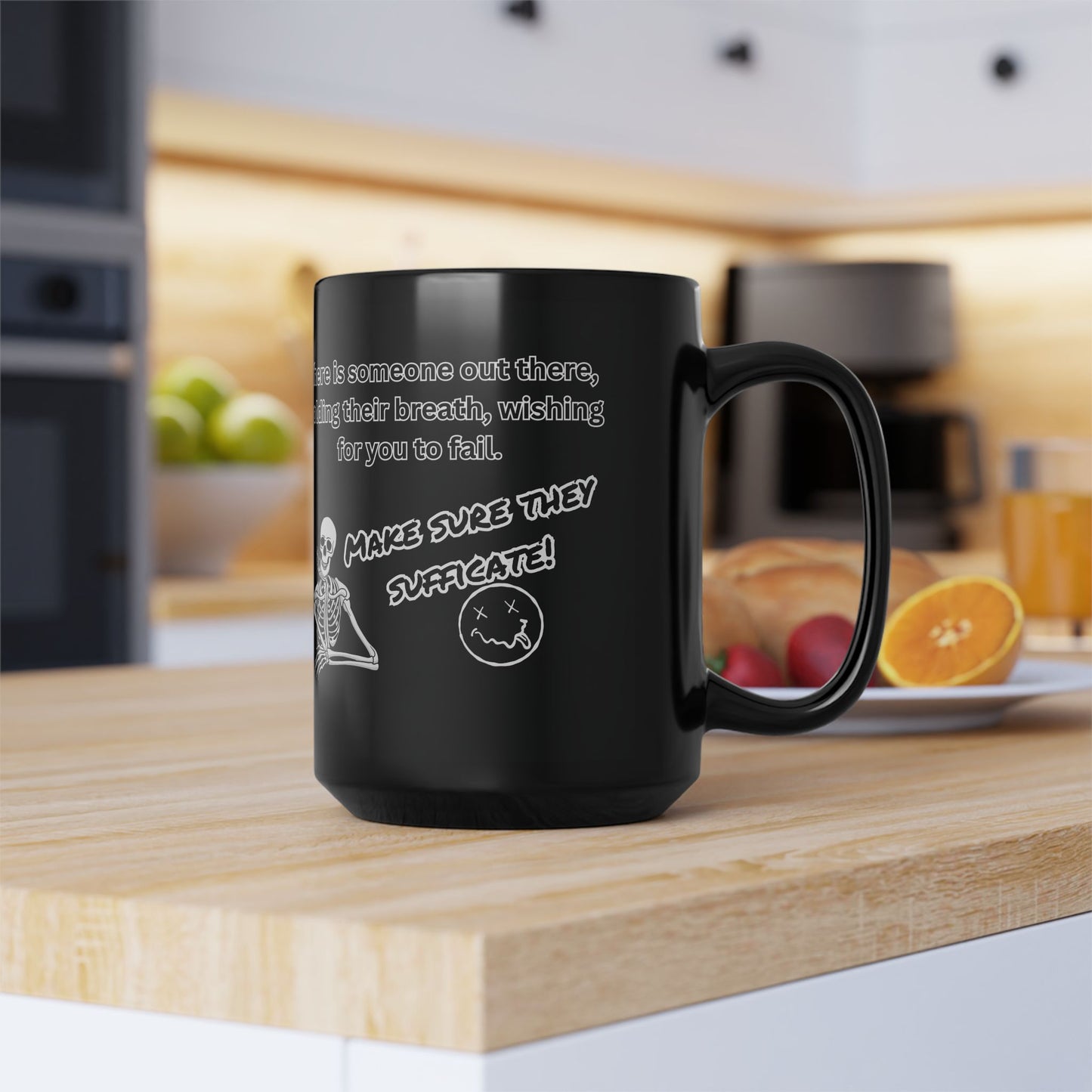 Skeleton, Black Mug (11oz, 15oz)