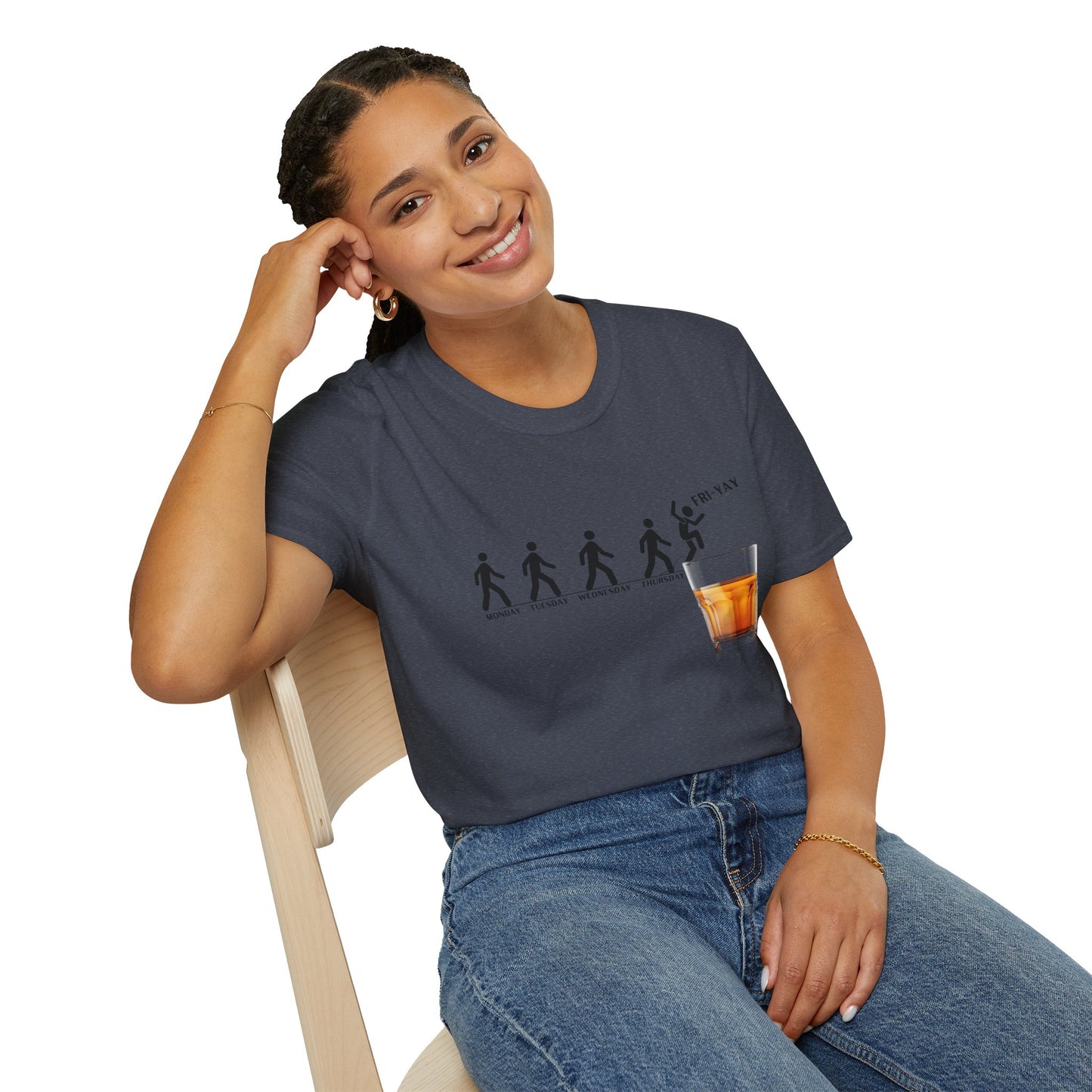 Fri-YAY Whiskey, Softstyle T-Shirt
