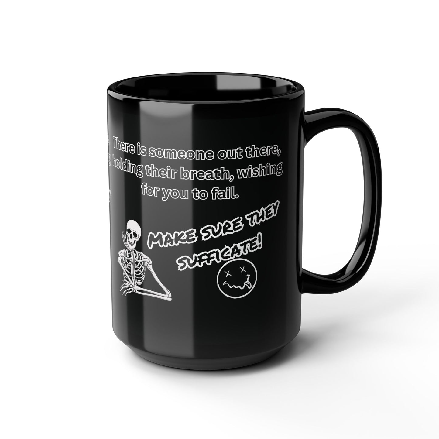 Skeleton, Black Mug (11oz, 15oz)