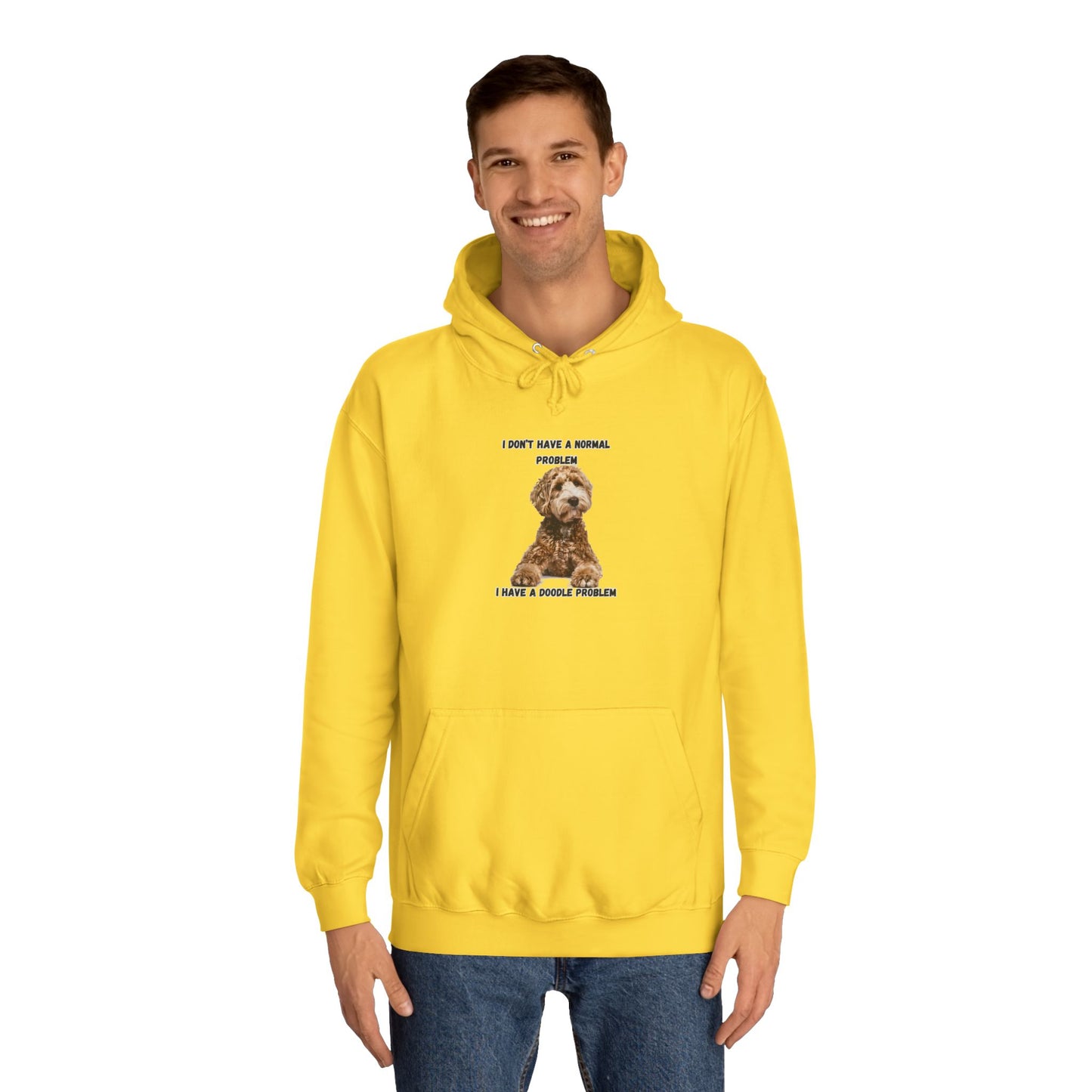 I have a Doodle Problem, Unisex College Hoodie