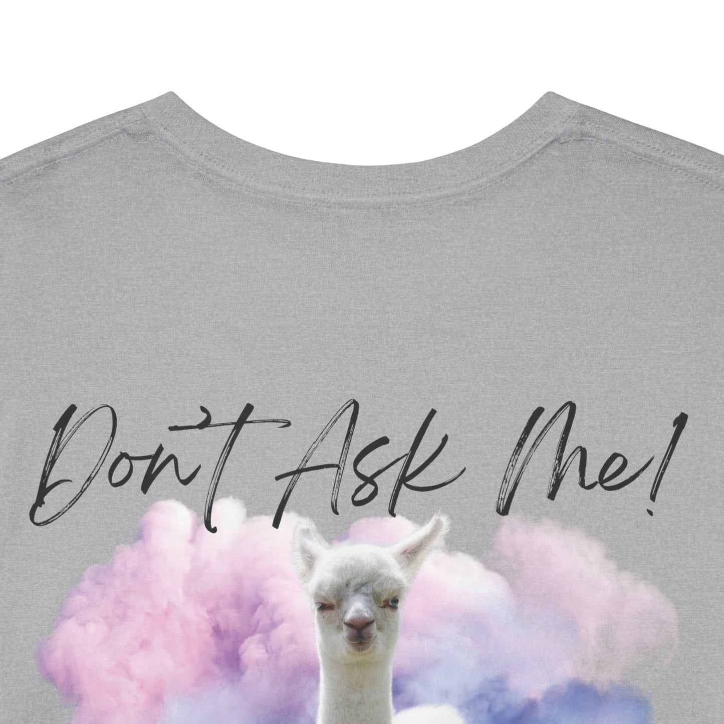 Funny Alpaca Tee, Unisex Cotton Shirt, Cute Animal Graphic Tee, Casual Wear, Gift for Animal Lovers, Birthday, Humor Apparel