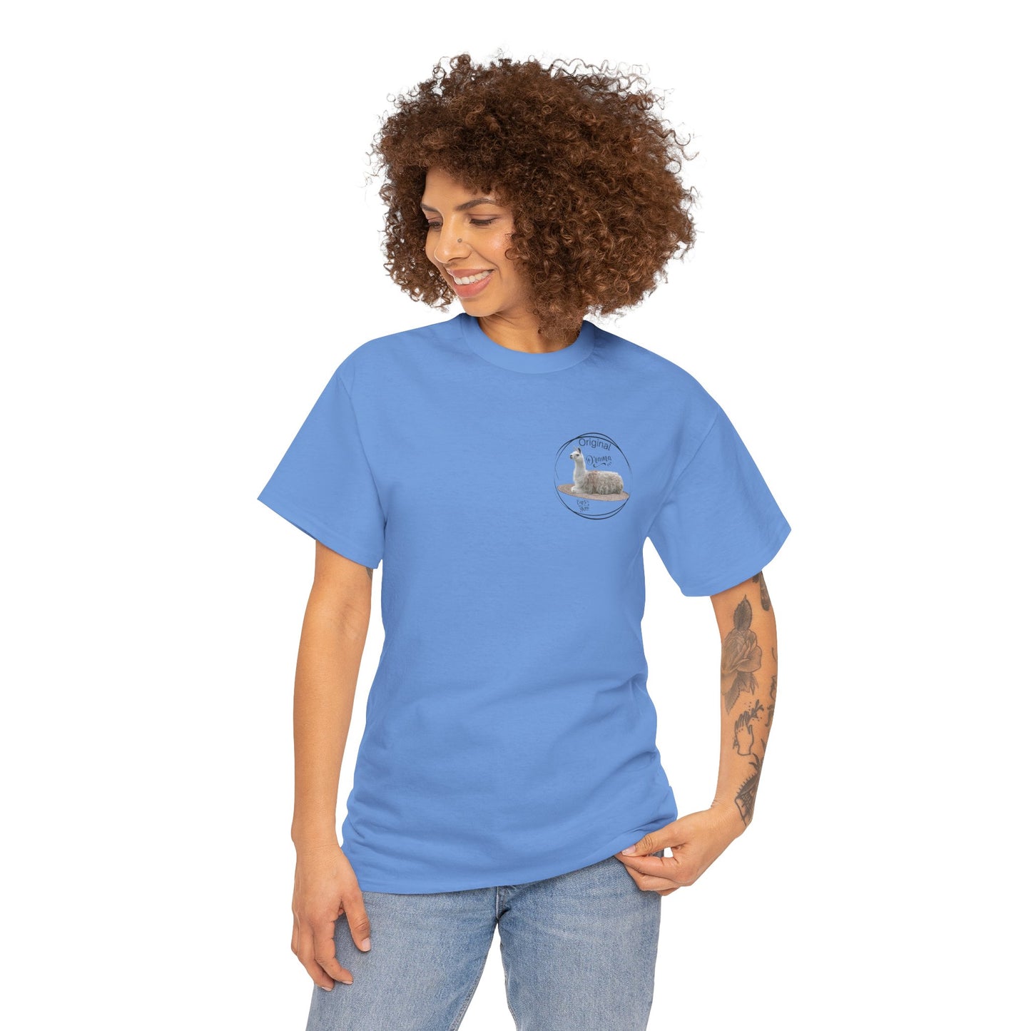 Funny Alpaca Tee, Unisex Cotton Shirt, Cute Animal Graphic Tee, Casual Wear, Gift for Animal Lovers, Birthday, Humor Apparel