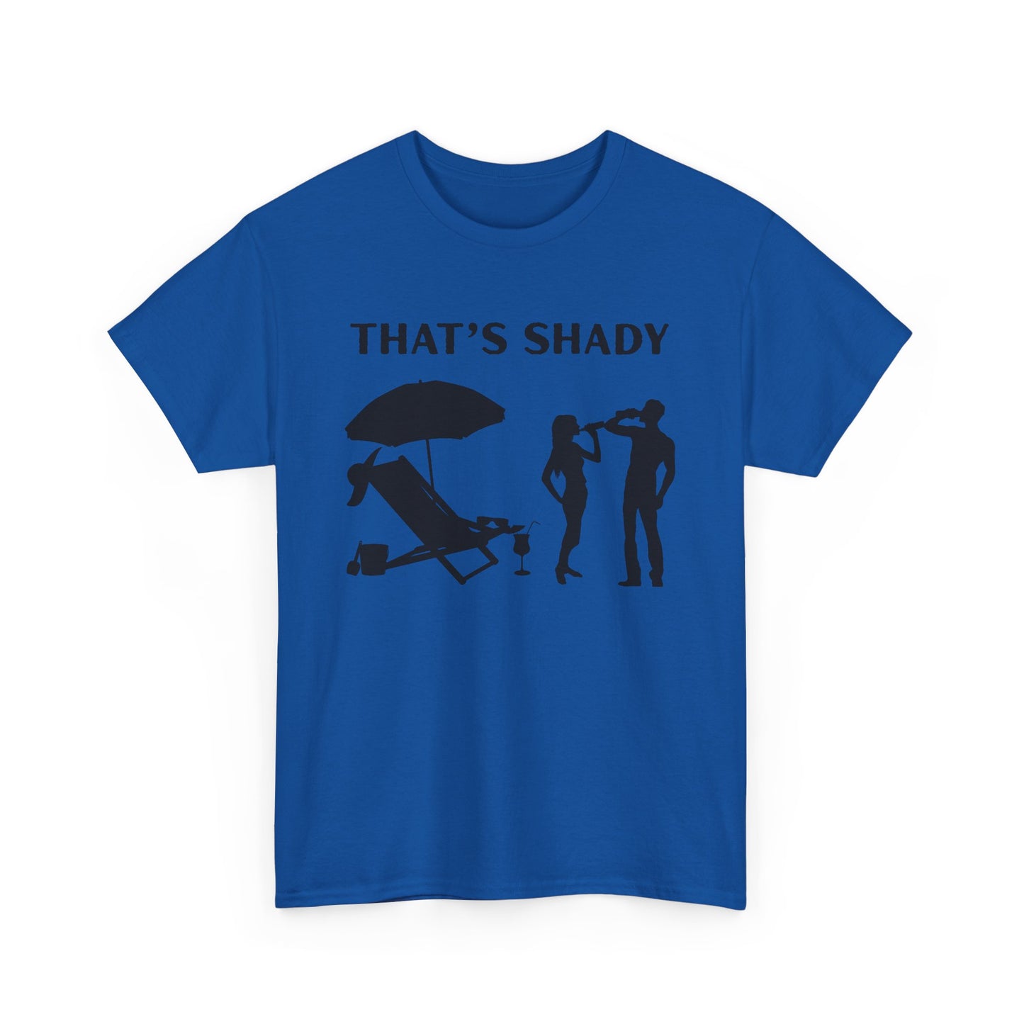 Funny Summer Tee, That's Shady Quote T-Shirt, Beach Dad Gift, Pool Party Outfits, Vacation Humor Tee, Unisex Cotton Shirt