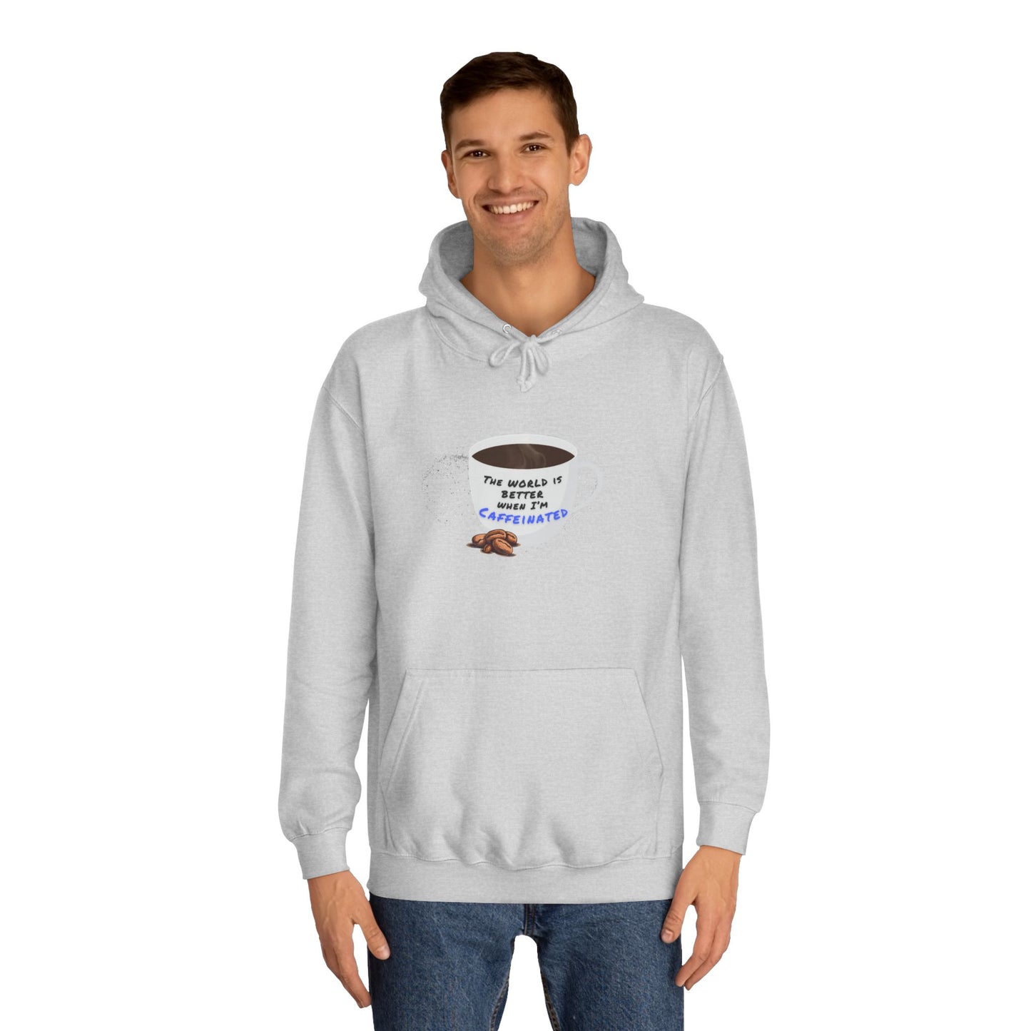 Caffeine Lover Hoodie - Unisex College Hoodie