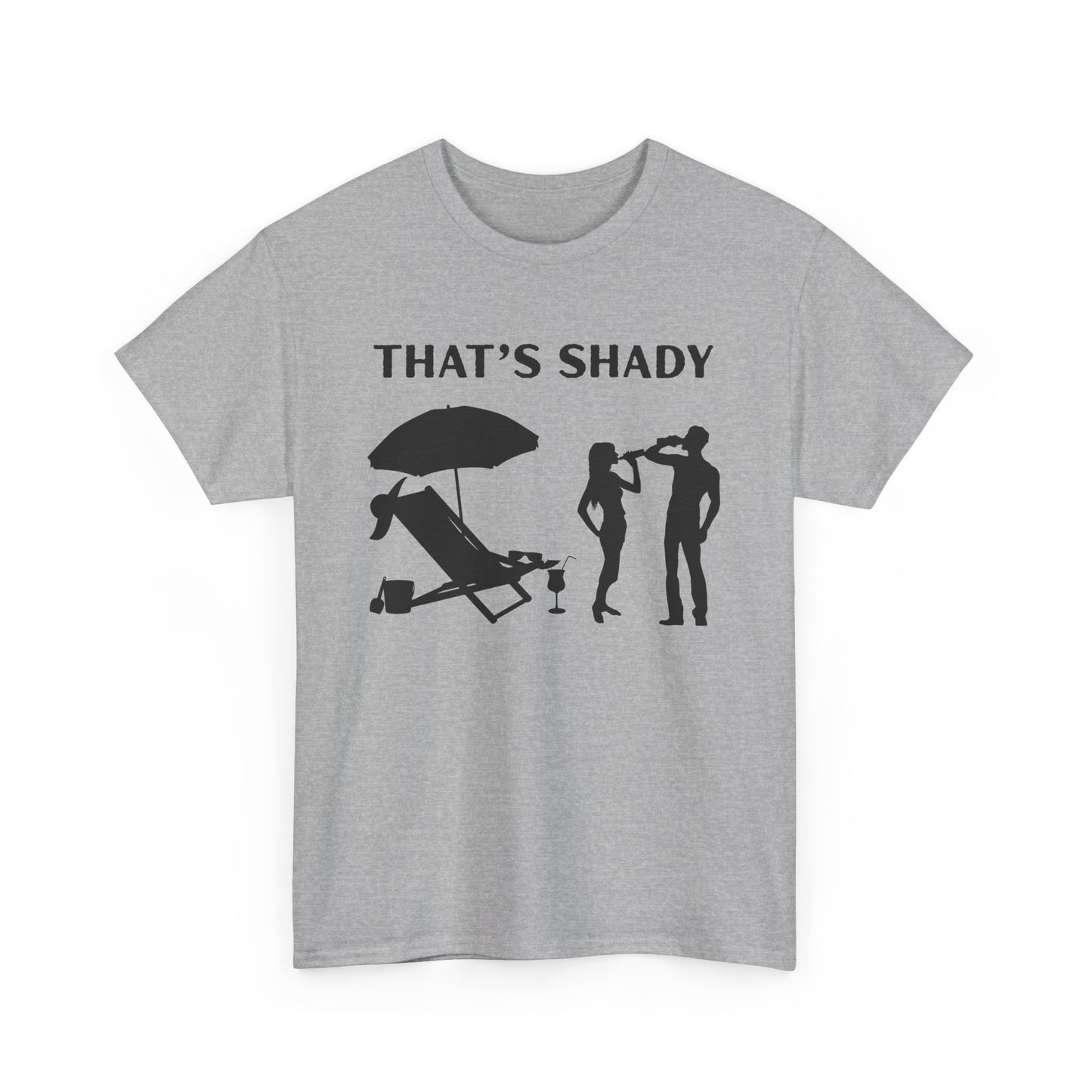Funny Summer Tee, That's Shady Quote T-Shirt, Beach Dad Gift, Pool Party Outfits, Vacation Humor Tee, Unisex Cotton Shirt