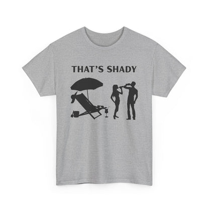 Funny Summer Tee, That's Shady Quote T-Shirt, Beach Dad Gift, Pool Party Outfits, Vacation Humor Tee, Unisex Cotton Shirt
