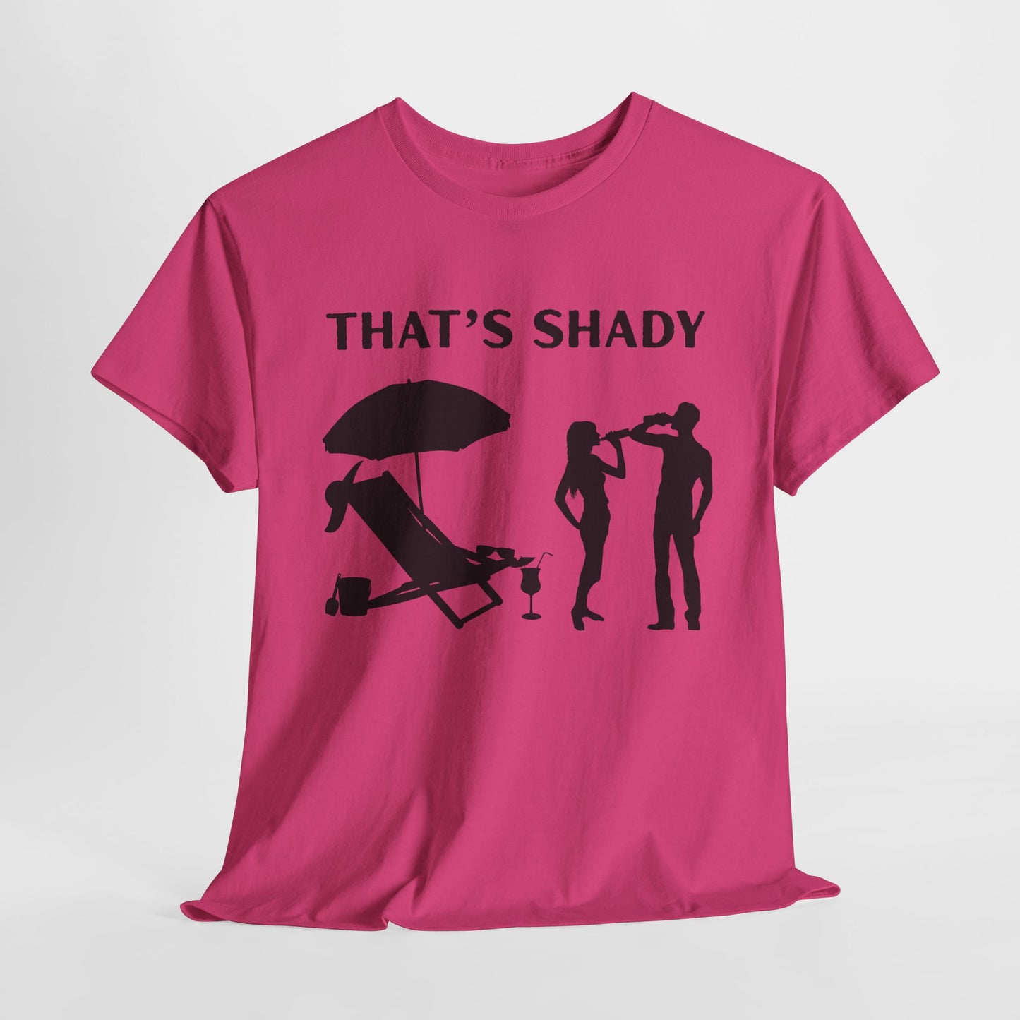 Funny Summer Tee, That's Shady Quote T-Shirt, Beach Dad Gift, Pool Party Outfits, Vacation Humor Tee, Unisex Cotton Shirt